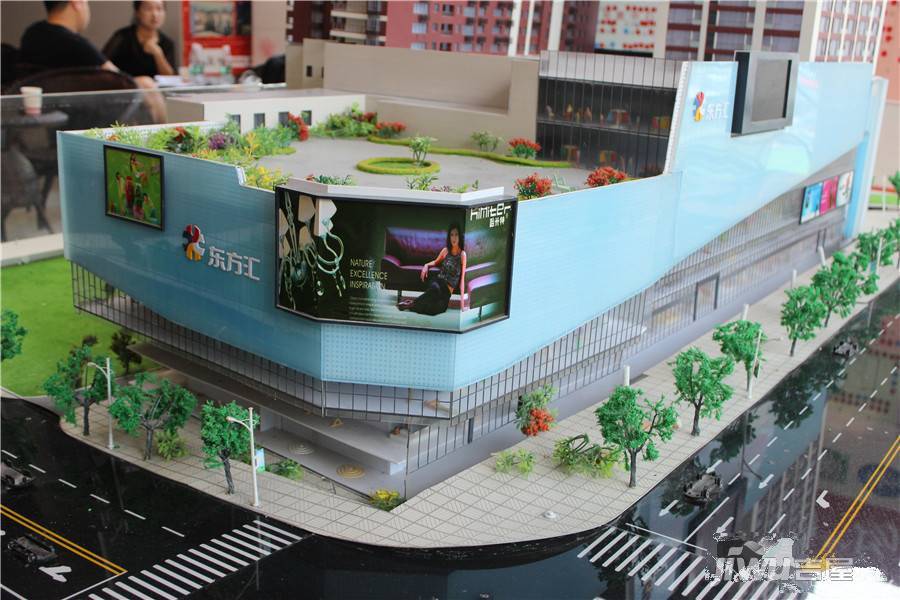 东方城市广场沙盘图2