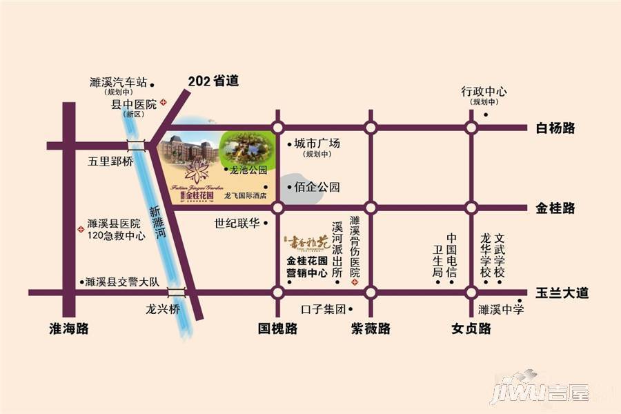 福田·金桂花园位置交通图1