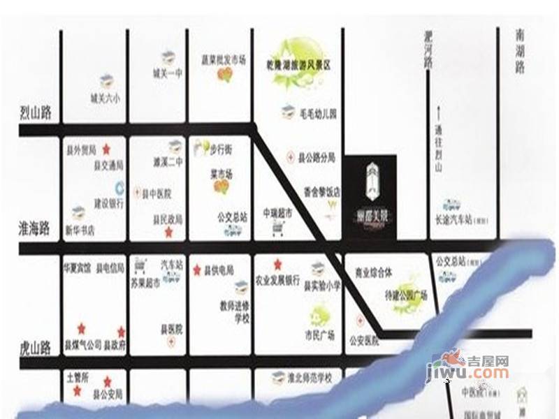 丽都美景位置交通图图片